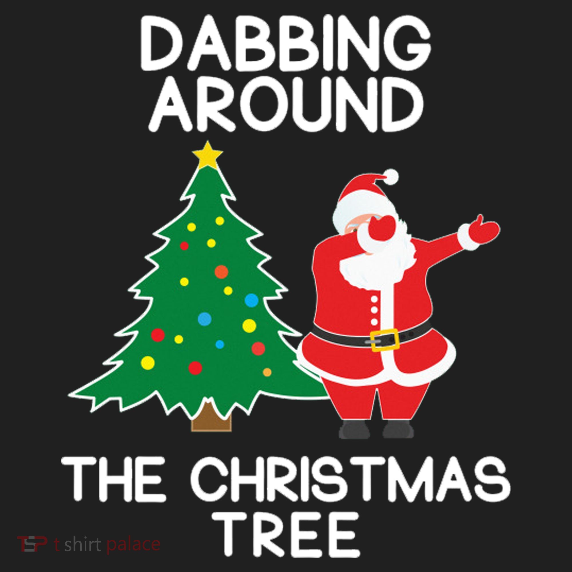 Dabbing Around The Christmas Tree Hat