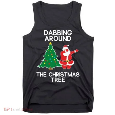 Dabbing Around The Christmas Tree Tank Top