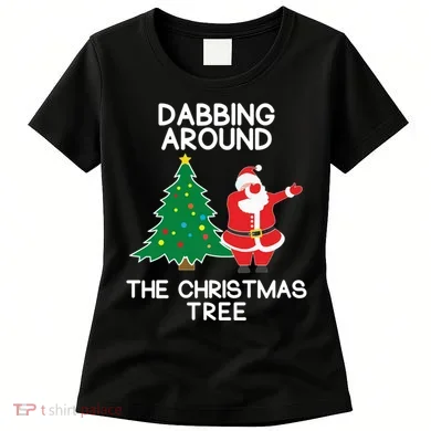 Dabbing Around The Christmas Tree Women's T-Shirt