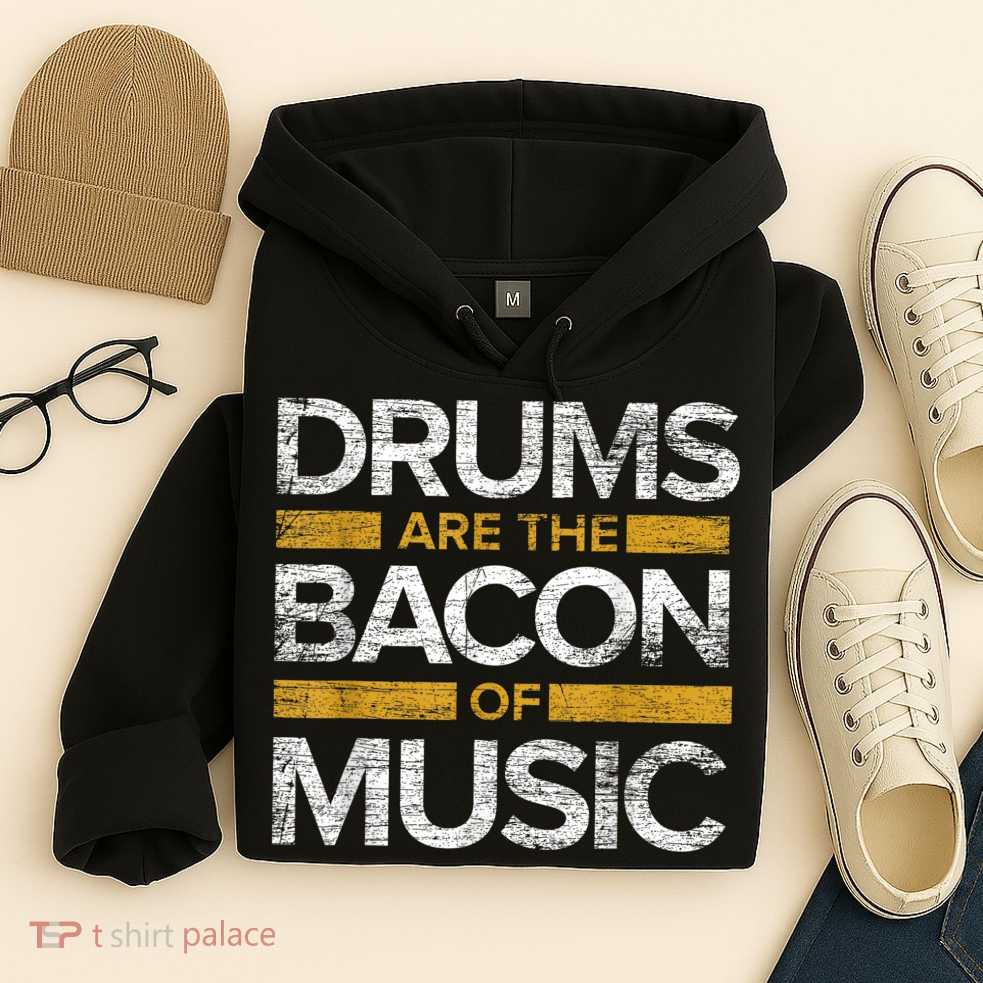 Drums Are The Bacon Of Music Drummer Drums Hoodie