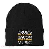 Drums Are The Bacon Of Music Drummer Drums Beanie thumb 0