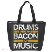 Drums Are The Bacon Of Music Drummer Drums Tote Bag thumb 0