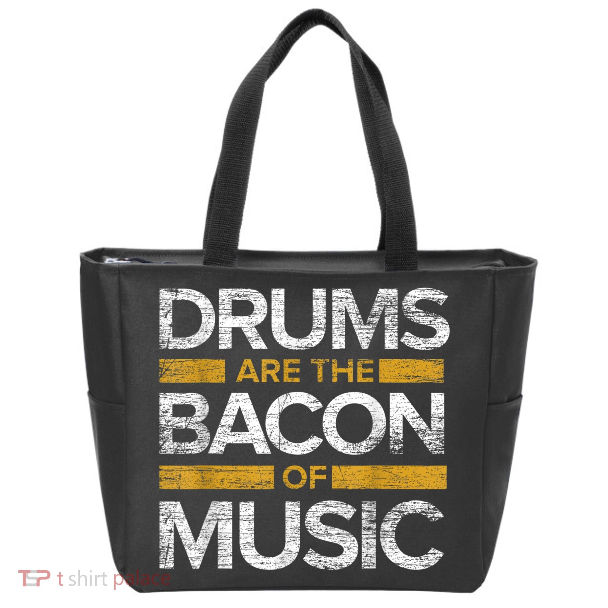 Drums Are The Bacon Of Music Drummer Drums Tote Bag