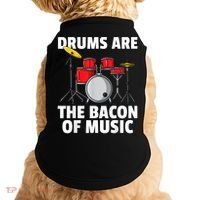 Drums Are The Bacon Of Music Drumming Drummer Player Doggie Tank thumb 0