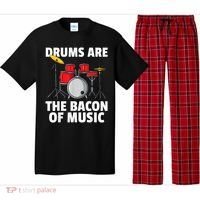 Drums Are The Bacon Of Music Drumming Drummer Player Pajama Set thumb 0