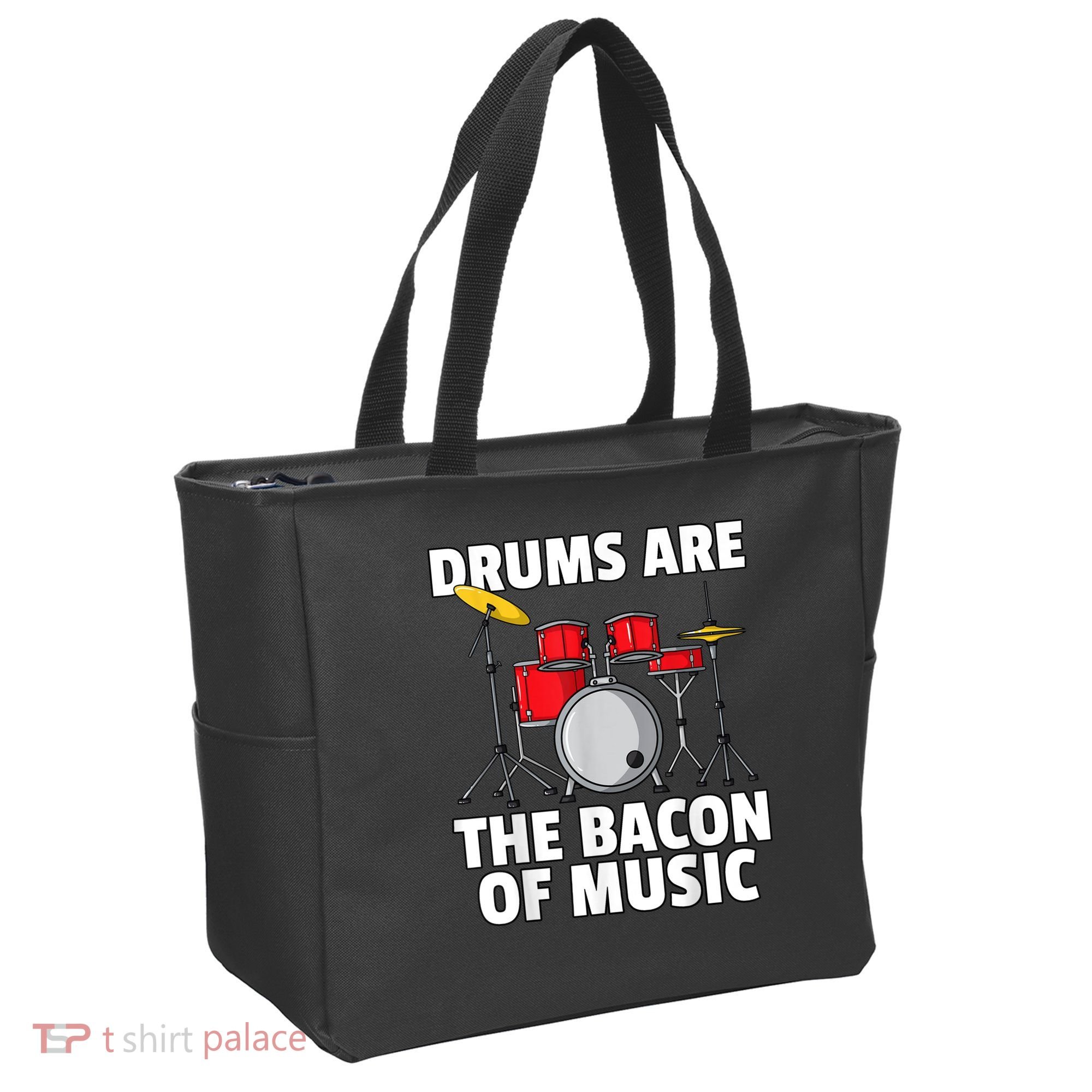 Drums Are The Bacon Of Music Drumming Drummer Player Tote Bag