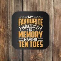 Diabetes Amputated Toes Gifts & Funny Toe Amputee Coaster thumb 0
