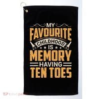 Diabetes Amputated Toes Gifts & Funny Toe Amputee Golf Towel thumb 0