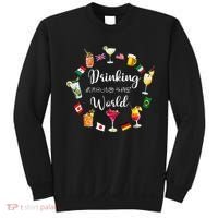 Drinking Around The World Vacation Sweatshirt thumb 0
