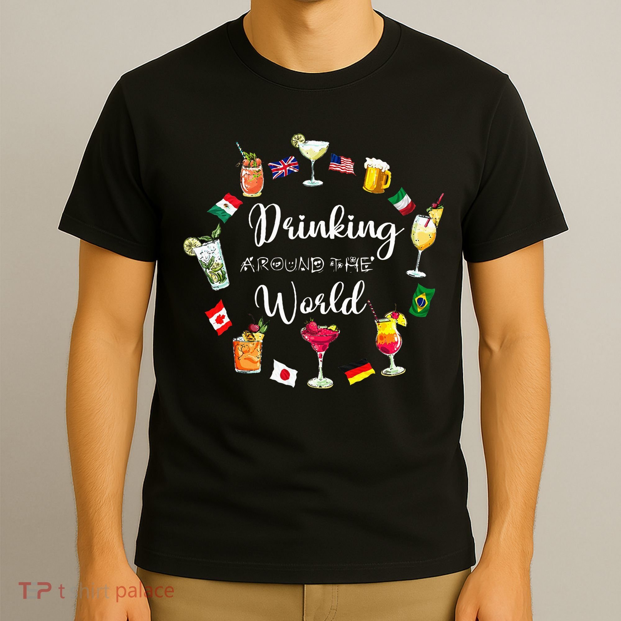 Drinking Around The World Vacation T-Shirt