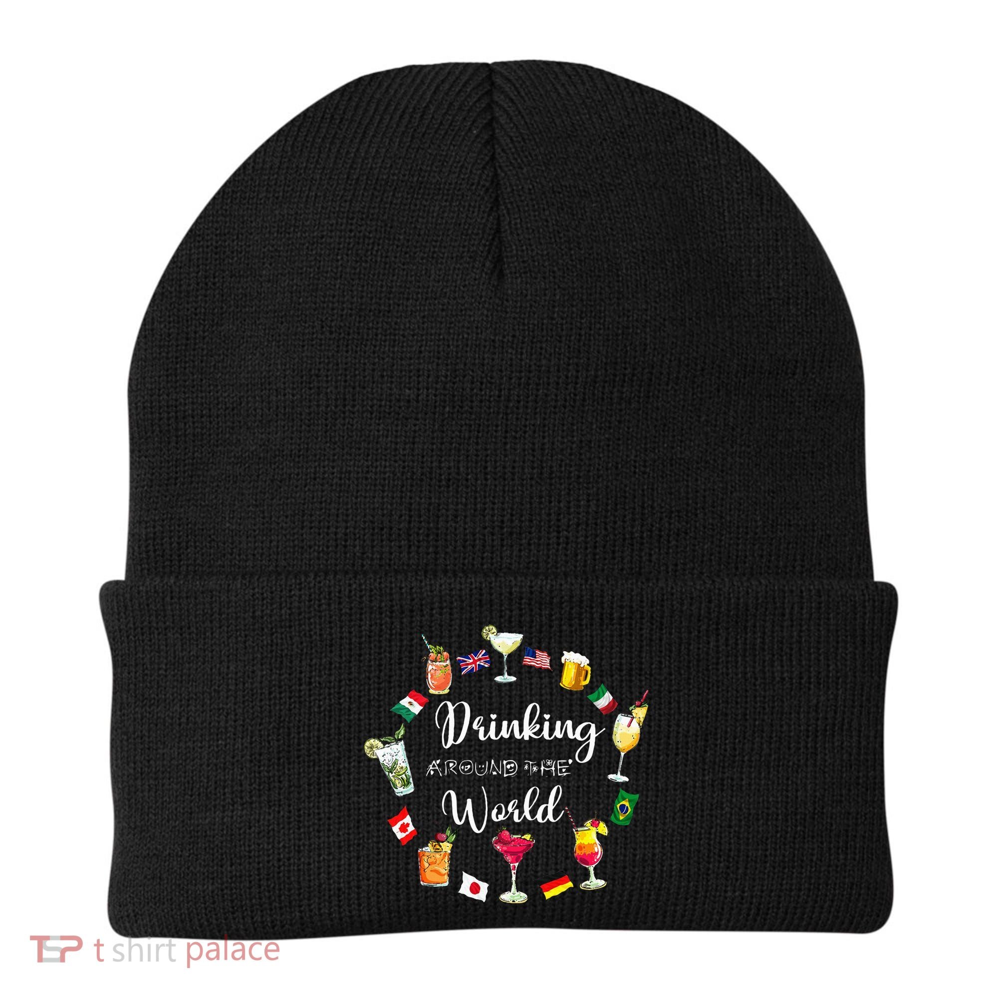 Drinking Around The World Vacation Beanie