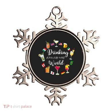 Drinking Around The World Vacation Ornament
