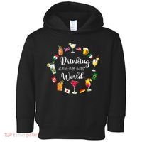 Drinking Around The World Vacation Toddler Hoodie thumb 0