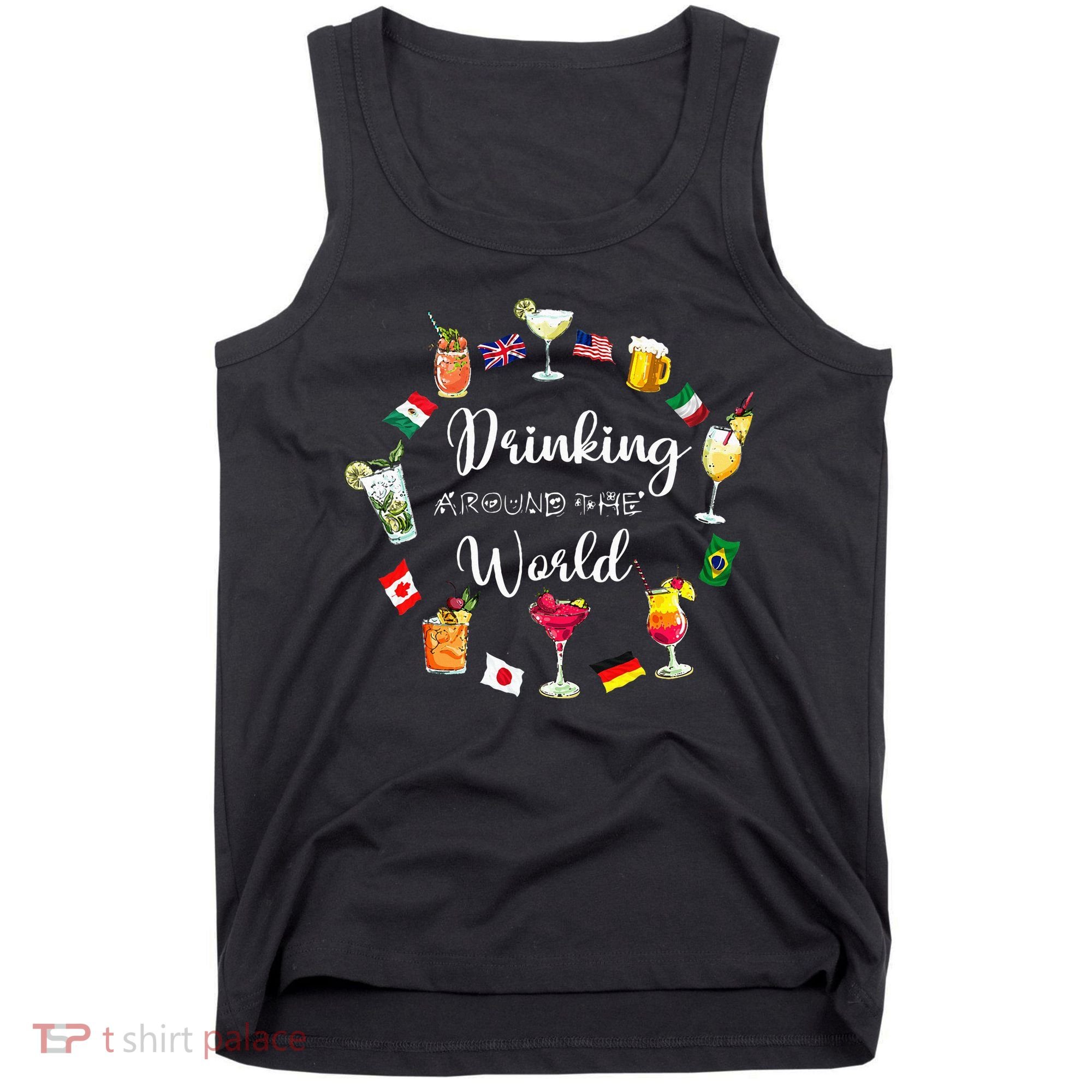 Drinking Around The World Vacation Tank Top