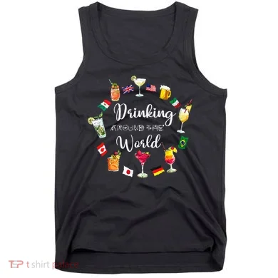 Drinking Around The World Vacation Tank Top