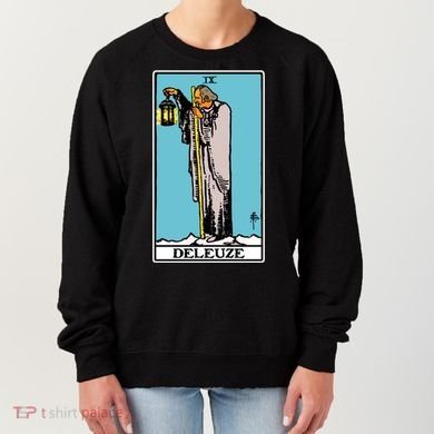 Deleuze As The Hermit Tarot Card Women's Sweatshirt