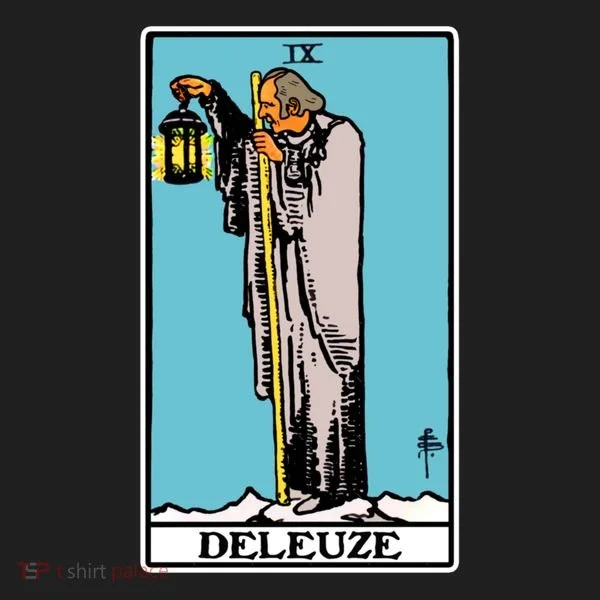 Deleuze As The Hermit Tarot Card Women's Sweatshirt