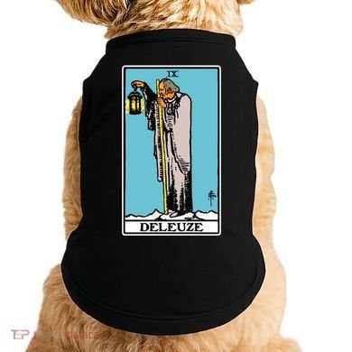 Deleuze As The Hermit Tarot Card Doggie Tank