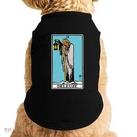 Deleuze As The Hermit Tarot Card Doggie Tank thumb 0