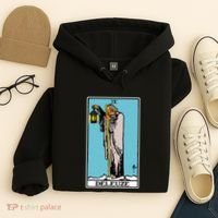 Deleuze As The Hermit Tarot Card Hoodie thumb 4