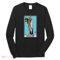 Deleuze As The Hermit Tarot Card Long Sleeve Shirt thumb 0