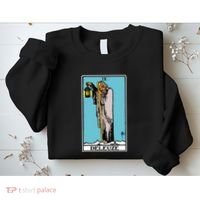 Deleuze As The Hermit Tarot Card Sweatshirt thumb 2