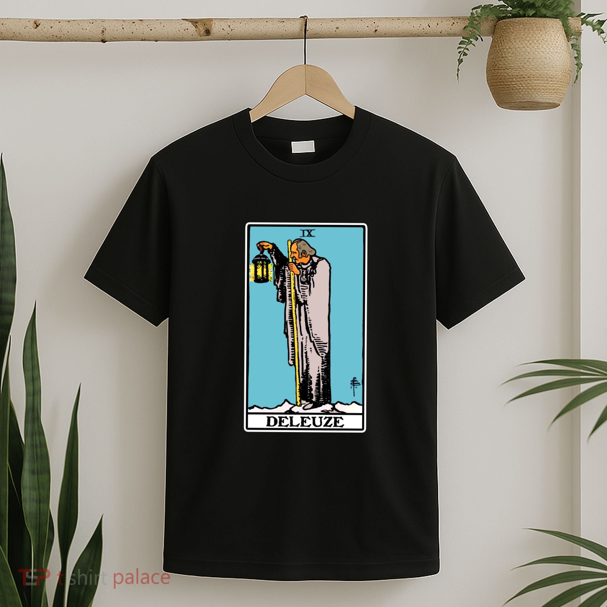 Deleuze As The Hermit Tarot Card T-Shirt