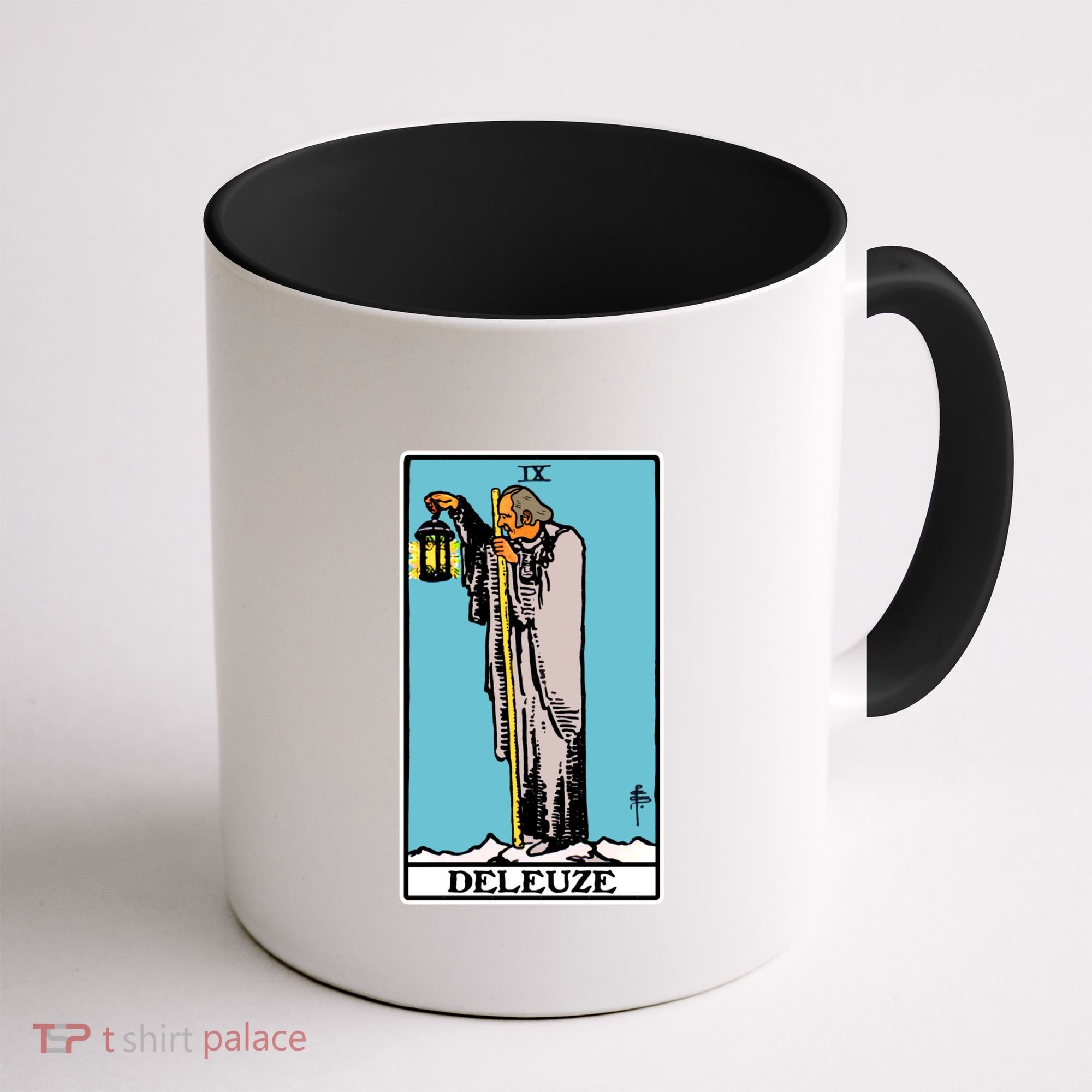 Deleuze As The Hermit Tarot Card Coffee Mug