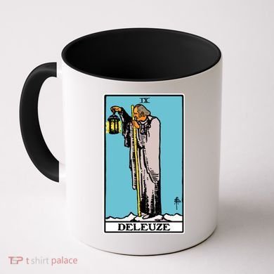 Deleuze As The Hermit Tarot Card Coffee Mug