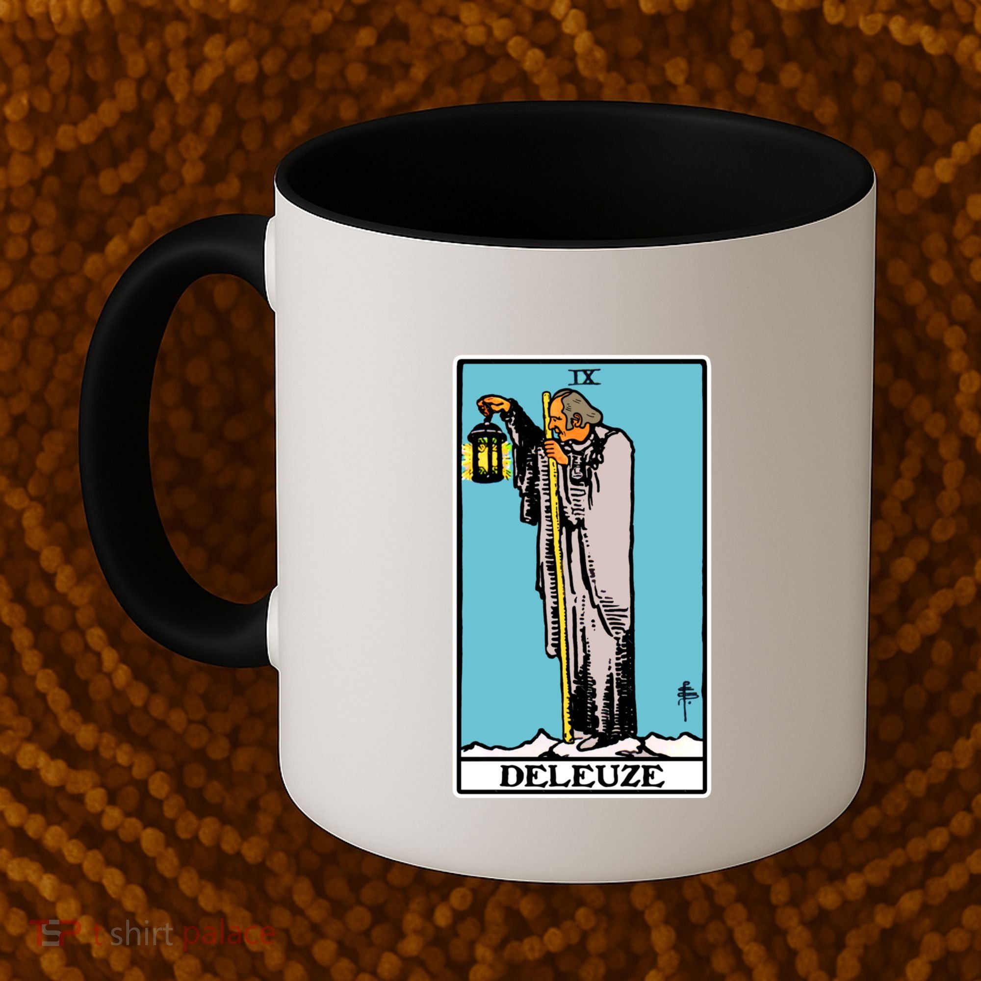 Deleuze As The Hermit Tarot Card Coffee Mug