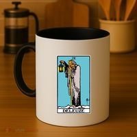 Deleuze As The Hermit Tarot Card Coffee Mug thumb 4