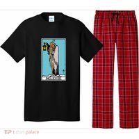 Deleuze As The Hermit Tarot Card Pajama Set thumb 0