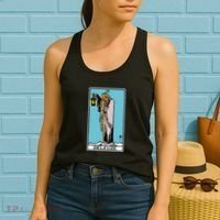 Deleuze As The Hermit Tarot Card Women's Tank Top thumb 2