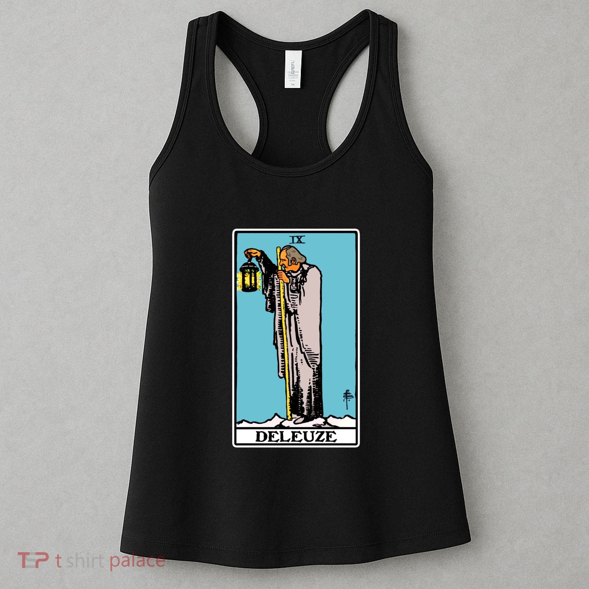 Deleuze As The Hermit Tarot Card Women's Tank Top