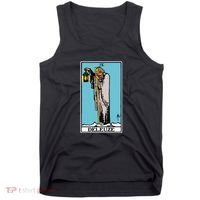 Deleuze As The Hermit Tarot Card Tank Top thumb 0
