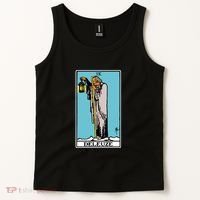 Deleuze As The Hermit Tarot Card Tank Top thumb 2