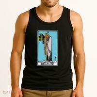 Deleuze As The Hermit Tarot Card Tank Top thumb 3