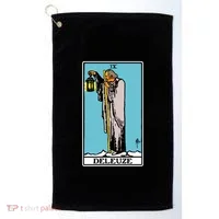 Deleuze As The Hermit Tarot Card Golf Towel thumb 0