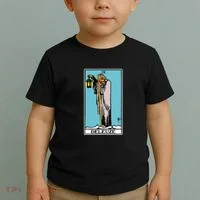 Deleuze As The Hermit Tarot Card Toddler T-Shirt thumb 2