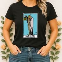 Deleuze As The Hermit Tarot Card Women's T-Shirt thumb 2