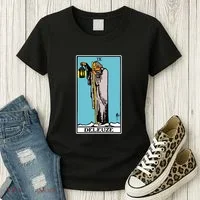 Deleuze As The Hermit Tarot Card Women's T-Shirt thumb 3