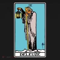Deleuze As The Hermit Tarot Card Women's T-Shirt thumb 6