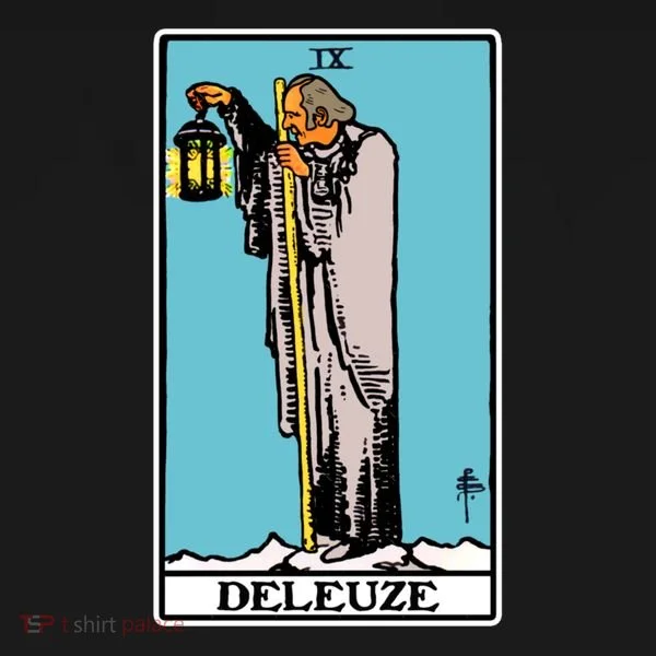 Deleuze As The Hermit Tarot Card Women's T-Shirt