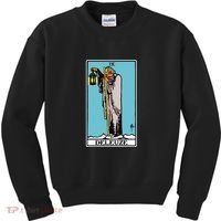 Deleuze As The Hermit Tarot Card Kids Sweatshirt thumb 0