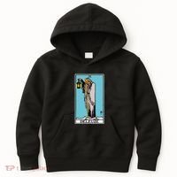 Deleuze As The Hermit Tarot Card Kids Hoodie thumb 0