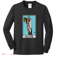 Deleuze As The Hermit Tarot Card Kids Long Sleeve Shirt thumb 0