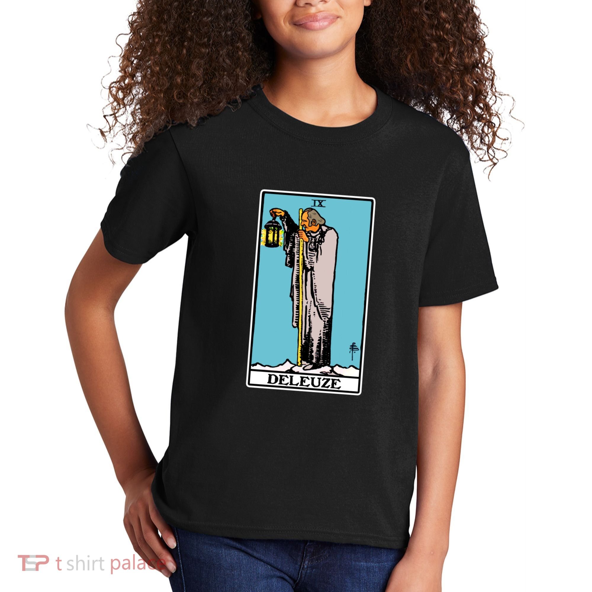 Deleuze As The Hermit Tarot Card Kids T-Shirt