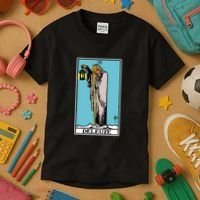 Deleuze As The Hermit Tarot Card Kids T-Shirt thumb 3