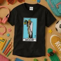 Deleuze As The Hermit Tarot Card Kids T-Shirt thumb 3