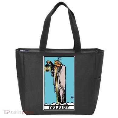 Deleuze As The Hermit Tarot Card Tote Bag